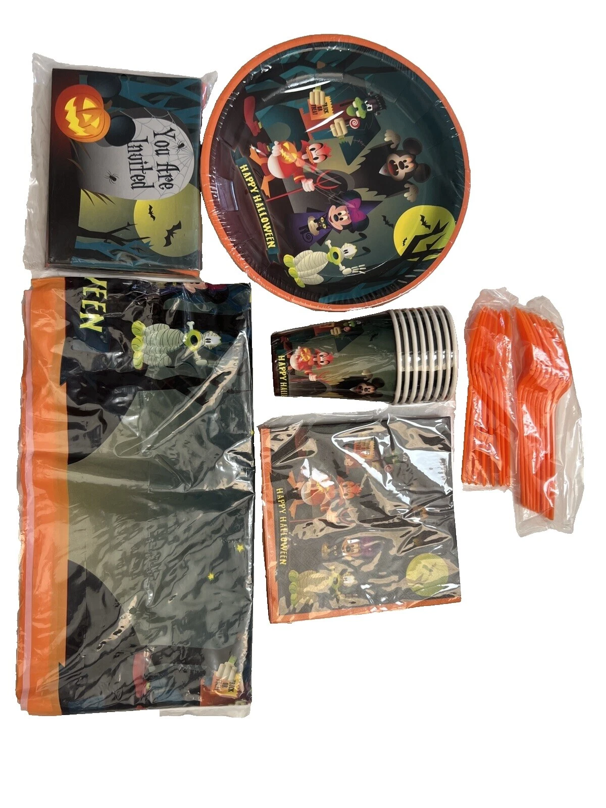 Fiesta de Halloween de papel Disney favorece y Bolsa Rellenos