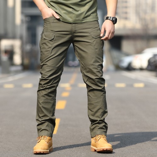 US Men Tactical Cargo Pants Soldier Straight-fit Work Combat Trousers Outdoor A - Picture 16 of 21