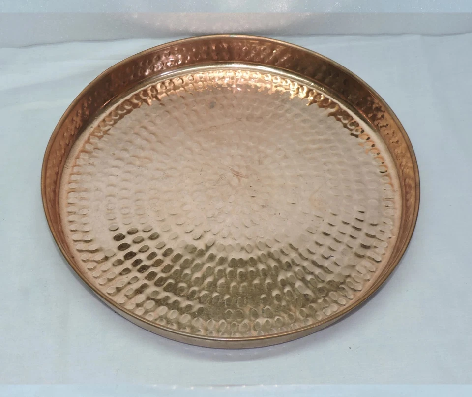 Juego de Cena Cobre Puro, Elegante Vajilla Artesanal para Entretener la Navidad Foto 4 de 4