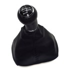 5-SPEED Shift Knob Shifter Gear Boot for 99-2005 VW Golf Bora Jetta GTi R32 MK4