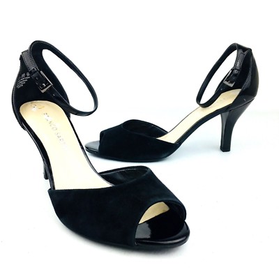 franco sarto peep toe heels