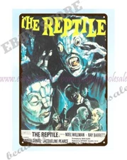 1970 The Reptile horror movie poster scary thriller metal tin sign nostalgic s