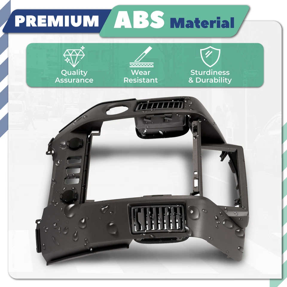 Panel de radio panel consola central tablero bisel CA para Nissan Titan Armada 2004-2015 Foto 4 de 4