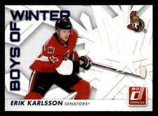 2010-11 Donruss Boys Of Winter 16 Erik Karlsson Ottawa Senators