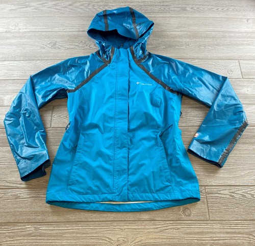 Columbia Teal Lightweight Rain Jacket 