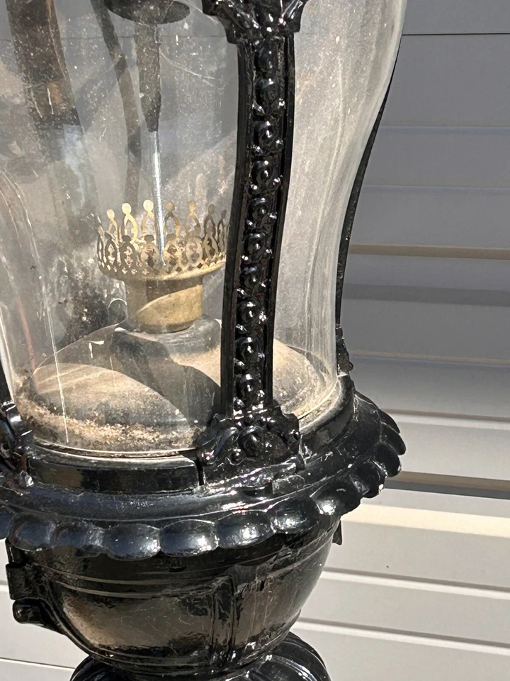 "Luz de calle Boulevard NYC vintage de 44"", lámpara de poste, LED" Foto 4 de 4