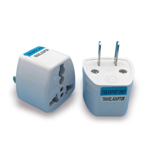 1PCS 250V 10A Universal EU UK AU To US USA AC Travel Power Plug Charger Adapter