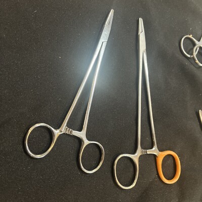 Needle Holder Set 6  Surgical Grade. Hobby, Watch Repair, Soldering aide. Tool