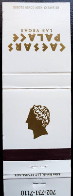 Caesars Palace Casino Las Vegas 20 Strike Matchbook Cover