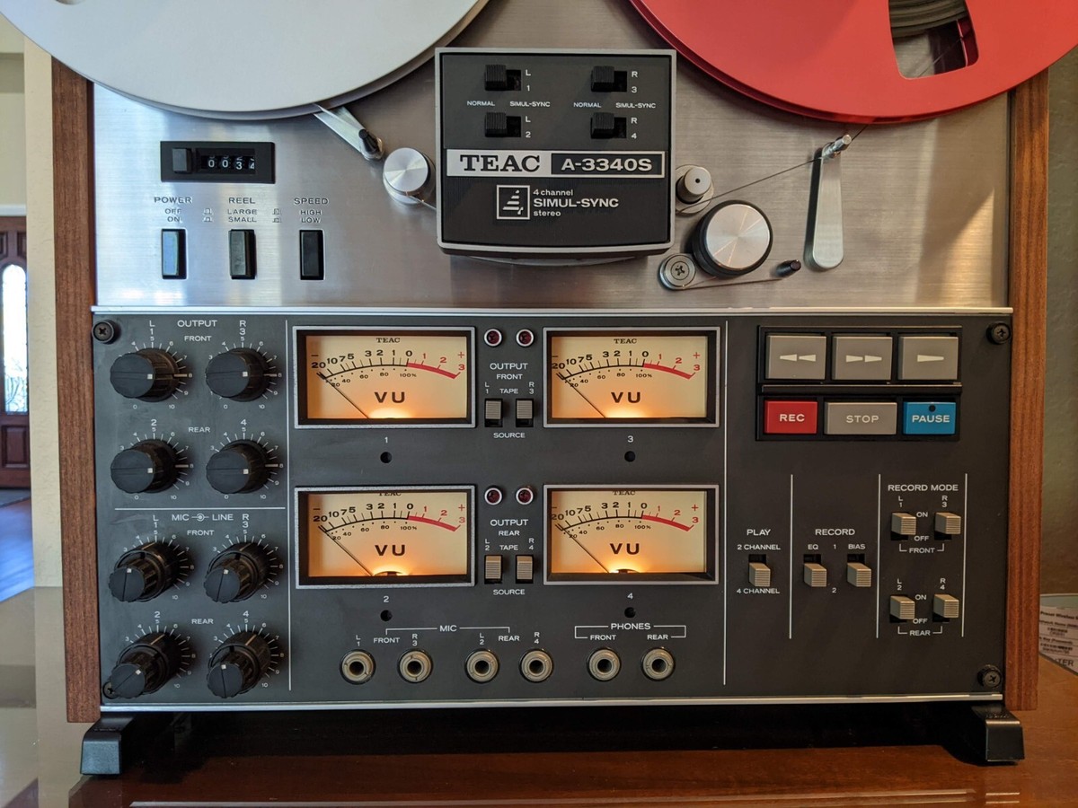 ティアック TEAC A-3340S 4チャンネル オープンデッキ 完動品 【公式通販】