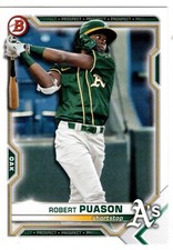 Robert Puason Oakland A's 2021 Bowman Draft