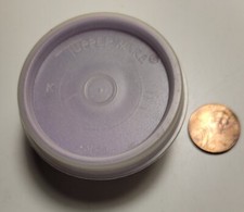 Vtg Tupperware Smidgets Pill 1 oz Mini Travel Container Purple Made In USA
