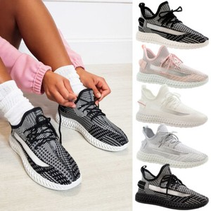 ladies black running trainers