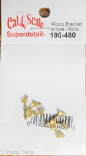 Cal-Scale HO #480 Piping Bracket 4 Hole (6 Brass Castings)