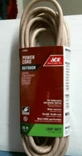 Ace Outdoor Landscaping 25' Power Cord, Light Duty (3138518)  FS