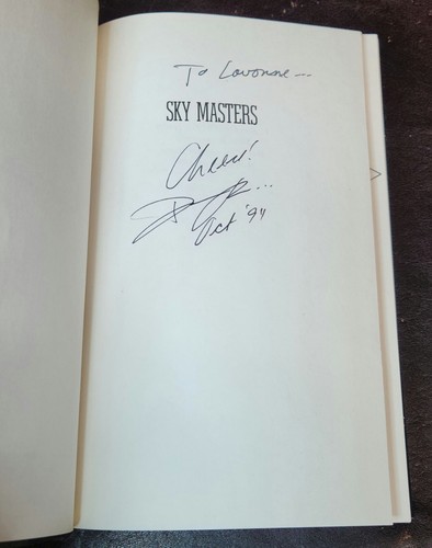 *SIGNED/INSCRIBED/1st/1st* Sky Masters, Dale Brown, 1991, HC/VG- - Picture 2 of 12