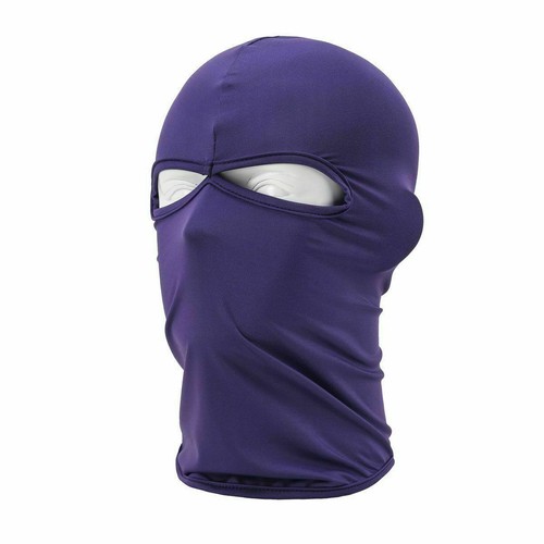 Mascarillas de esquí de refrigeración de 1/2 orificios protección solar UV capucha motocicleta pasamontañas máscara facial - Imagen 22 de 45