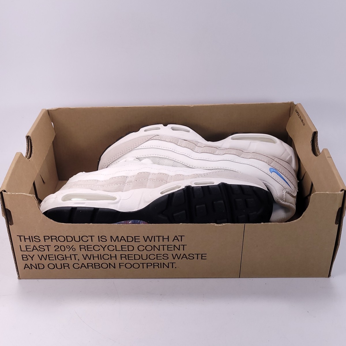 Size 6 - Nike Air Max 95 Summit White University Blue W for Size 6 - Nike Air Max 95 Summit White University Blue W for