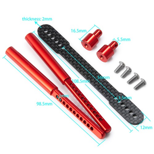 Front/Rear Body Mount Shell Post for 1/10 RC Crawler Car SCX10 II 90046 - Picture 11 of 30
