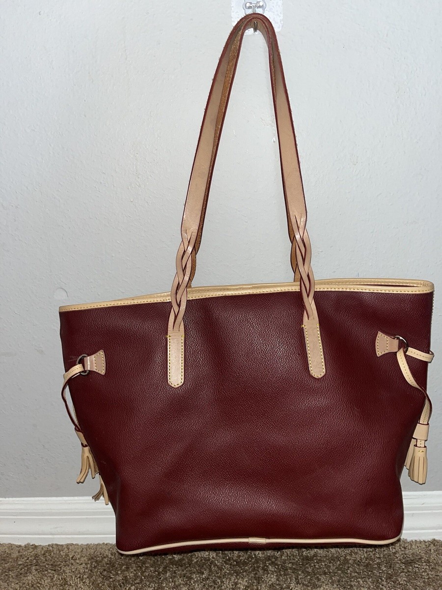 その他 user_e8dae37b Dooney & Bourke Zip Zip Pebble Grain Satchel Handbag - Wine