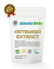 100% PURE ARTEMISIA ANNUA 30:1 EXTRACT ARTEMISININ 100 GRAMS / 3.6 OUNCES