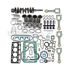 V1903 Rebuild Kit&crankshaft&connecting Rod For Kubota Engine L3600dt Tractor