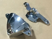 BIG DOG MOTOCICLETAS OEM CUBIERTA BOBINA CROMADA CON MONTAJE MOTOR WOLF 121" 2009-10