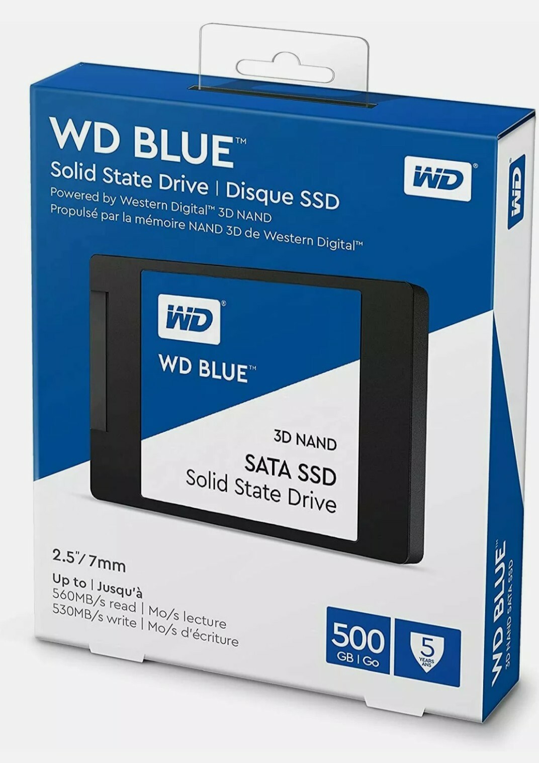 WD Blue 3D NAND SATA 500GB 2.5" (WDS500G2B0A) PC SSD