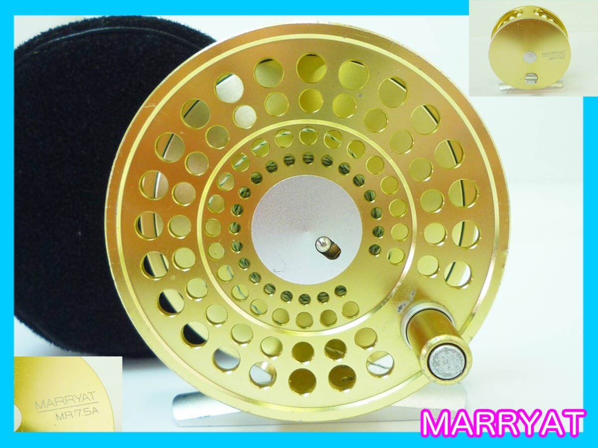 SMITH LTD MARRYAT MR7.5A Gold Fly Reel case [Excellent++]