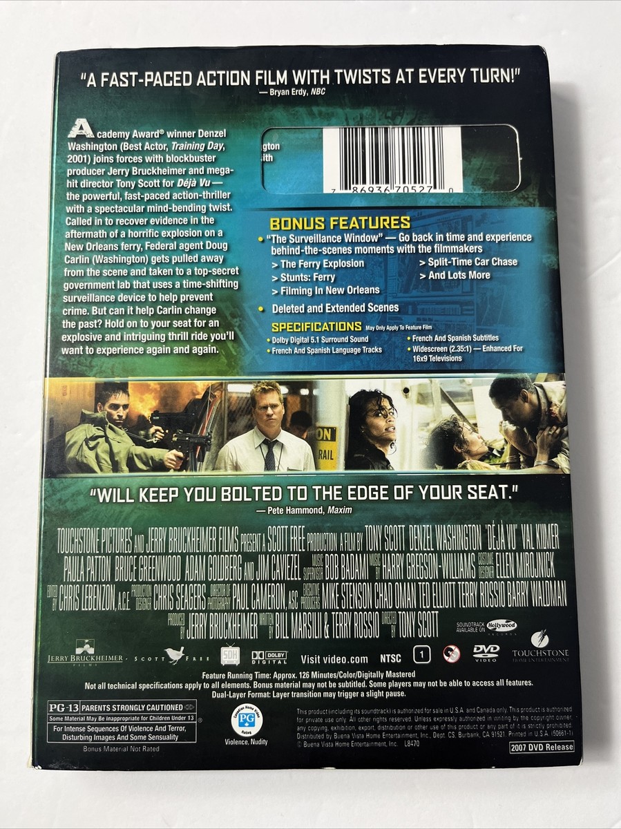 Deja Vu (DVD, 2006) 786936705270| eBay