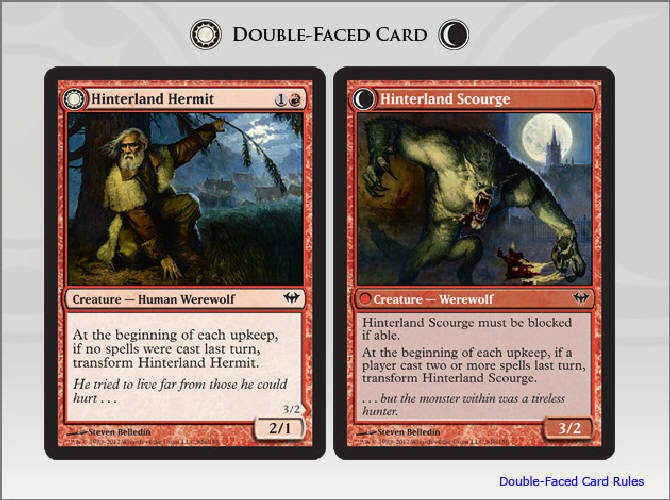 HINTERLAND HERMIT // HINTERLAND SCOURGE X4 4 4X Dark Ascension MTG Magic DJMagic