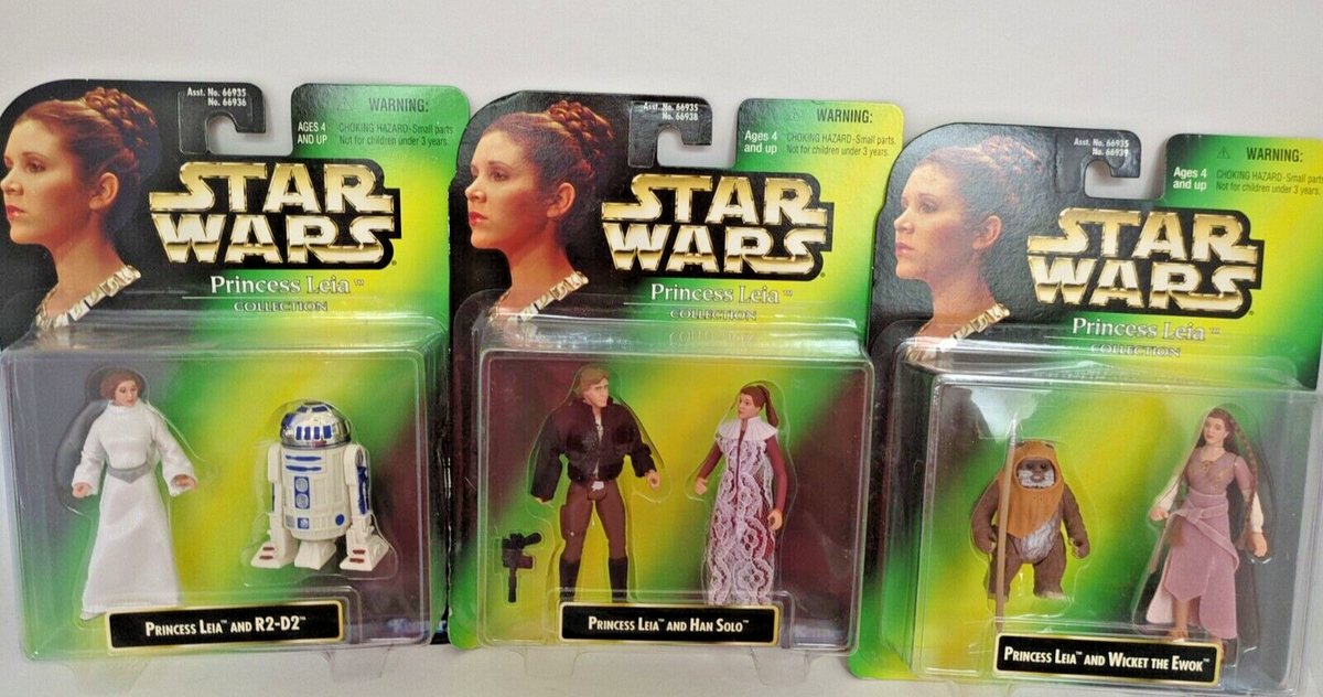 3 Piece Lot Kenner Star Wars Princess Leia Collection Action