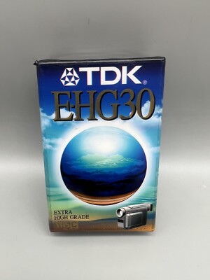 TDK - E-HG 30 - Extra High Grade - VHS C - 60min - Leerkassette