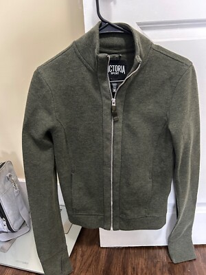 Women s Victoria s Secret Sport Activewear Green Jacket