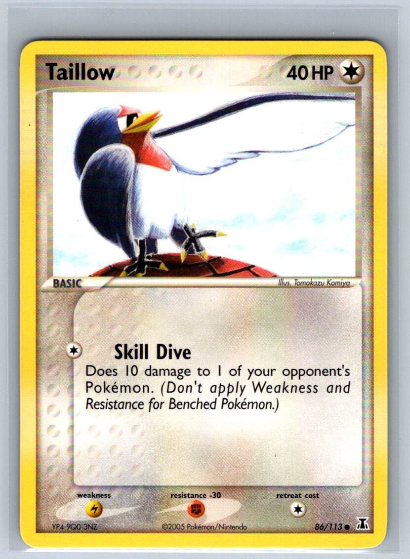 Pokemon Taillow EX Delta Species 86/113 NM