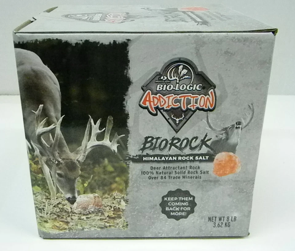 Roble musgo sal de roca del Himalaya biológica biorock 8 libras lamer ciervos Foto 3 de 4