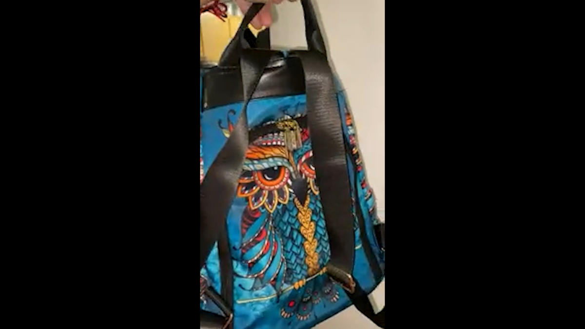 Owl Print Ethnic Backpack Purse for Women Bravo! Women main image 2