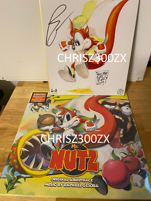 Mr. Nutz Snes Genesis Gameboy Vinyl Record Soundtrack 2 LP Orange