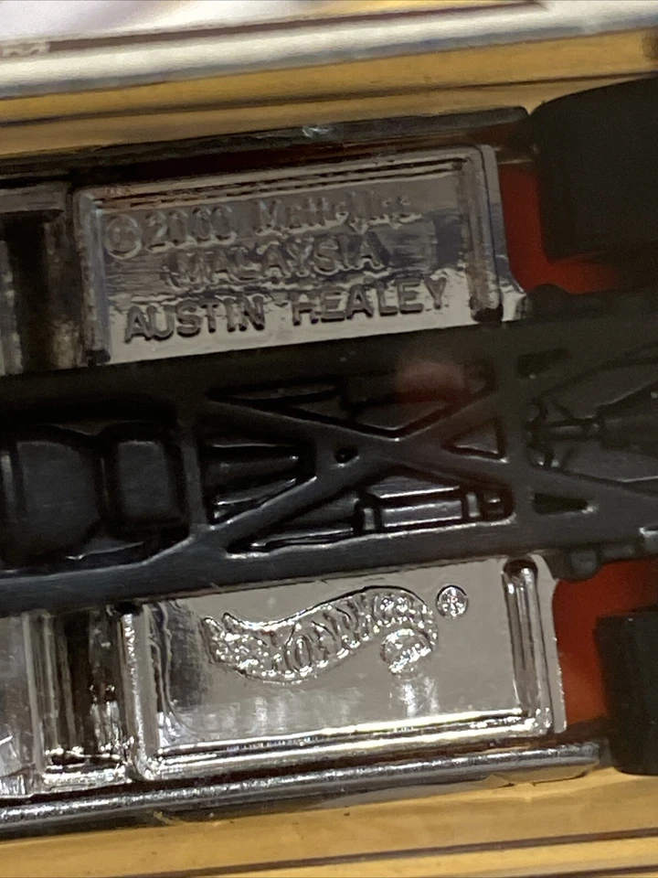 Hot Wheels First Editions Austin Healy Black w/ Chrome - Image 4 of 4