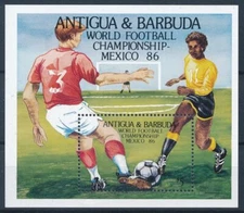 [117703] Antigua & Barbuda 1986 World Cup Soccer Football Souvenir sheet MNH
