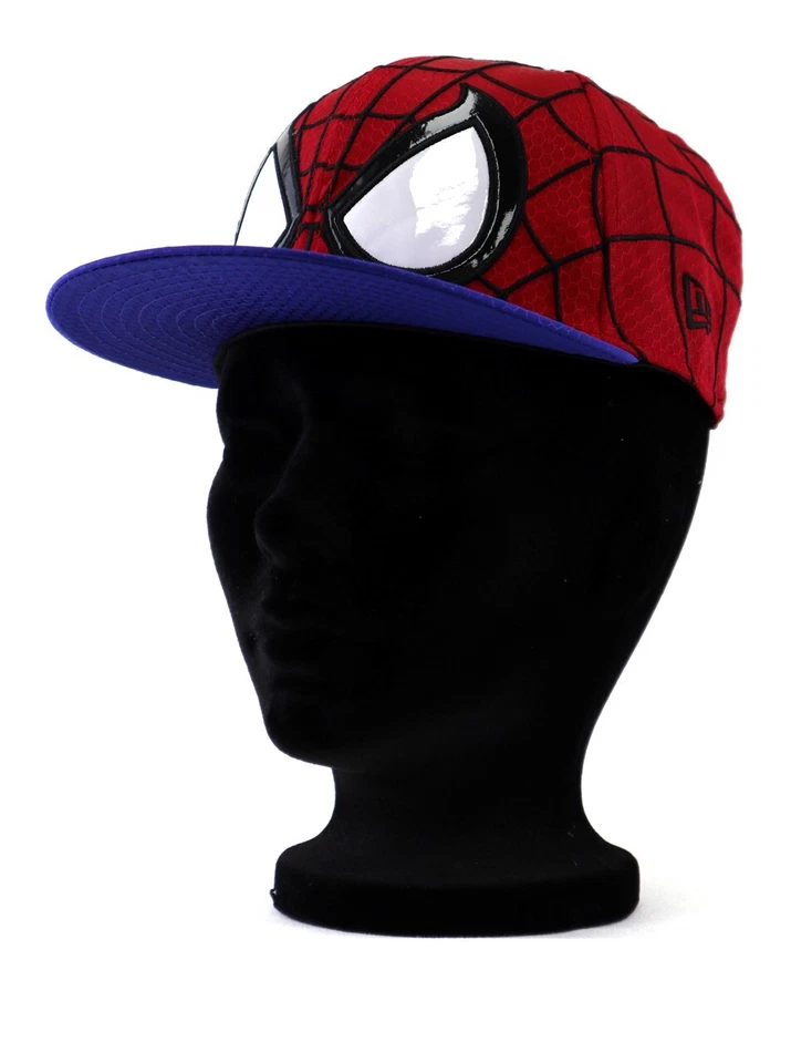 Chapéu infantil New Era Spider-Man exclusivo 59fifty ajustado tamanho 6 3/4 Marvel - Imagem 3 de 4