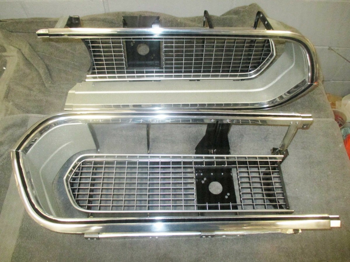 BARRACUDA GRILLE SET 67 68 CORE - POLISHED - SEND TO US 1967