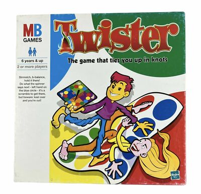 Vintage Twister von MB Spiele 1999 ''Das Spiel, das dich in Knoten bindet'' | Komplett