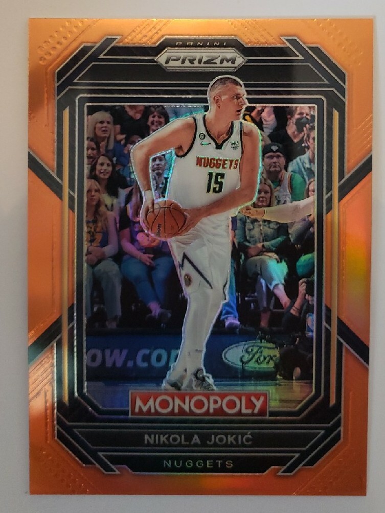 2022-23 Panini Prizm Monopoly Nikola Jokic Orange 119/124 #22 Nuggets