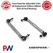 Godspeed Adjustable Front Sway Bar End Links 230-280 Mm For 2015-20 Ford Mustang