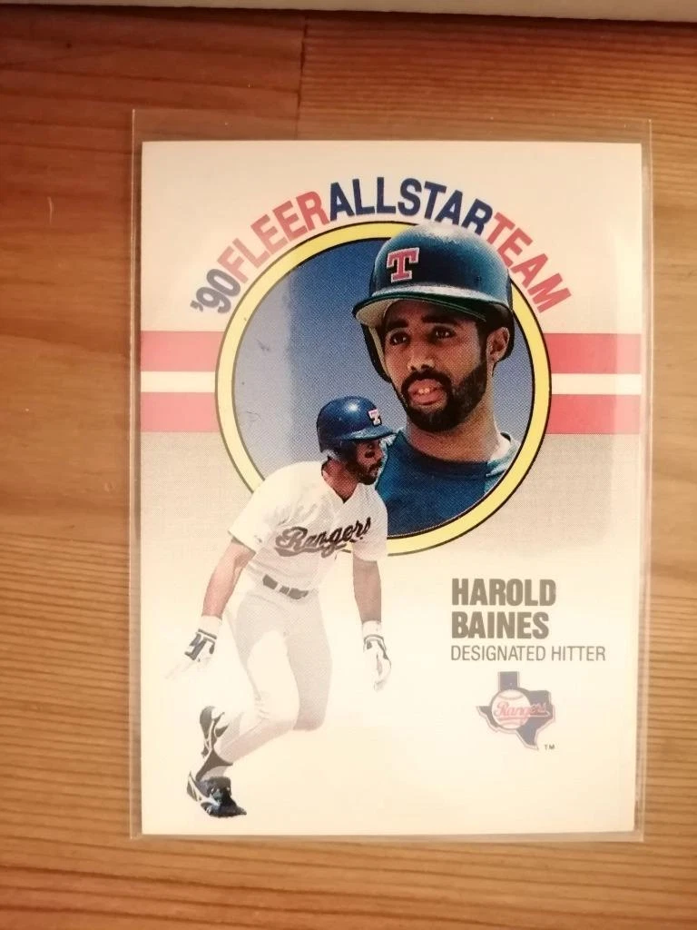 HAROLD BAINES 1990 Fleer #1   FREE SHIPPING