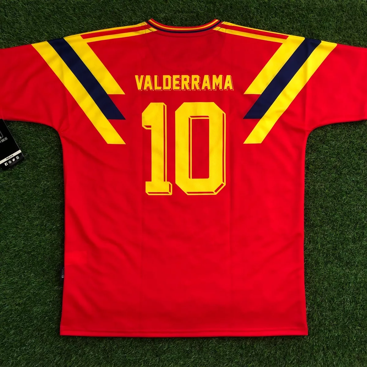 Colombia Camisa Roja Replica de Futbol Retro, 1990's (Tallaje Americano)