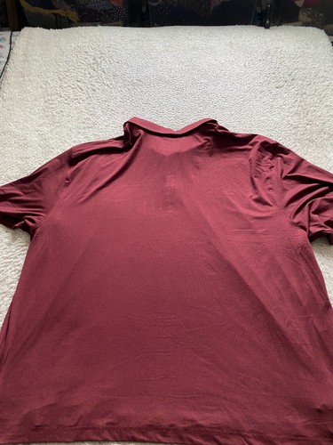 Camisa Polo Van Heusen Hombre Manga Corta Rojo-Marrón Grande y Alta Talla 3XL - Imagen 8 de 8