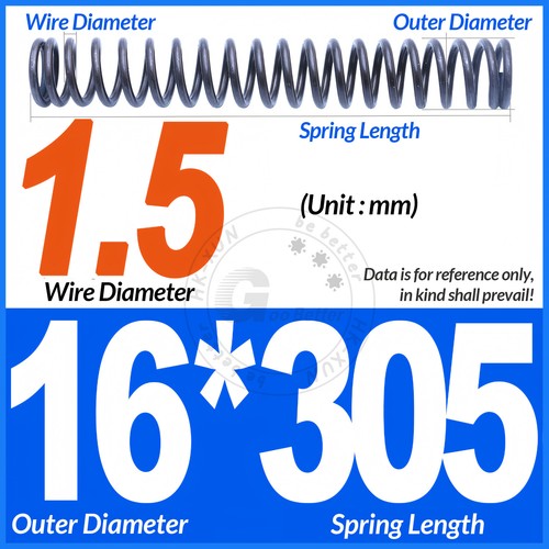 Molla a compressione lunghezza 305 mm molle a pressione OD 3-60 mm filo diametro 0,3 mm-6,0 mm - Foto 78 di 196