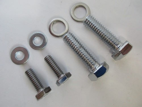 KIT DE BOMBA DE COMBUSTIBLE CHEVY BLOQUE FUERA DE PLACA CROMO CON PERNOS sbc 327 350 #2057 - Imagen 5 de 8